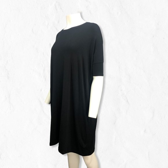 NWT Black ASOS Loose Fit Shift Dress Sz 2 Tall - Picture 8 of 12